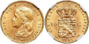 10 Gulden 荷兰王国 金 威廉明娜 (荷兰)