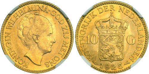 10 Gulden 荷兰王国 金 威廉明娜 (荷兰)