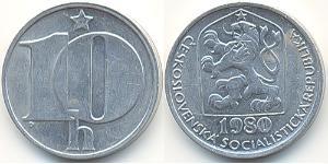 10 Heller Cecoslovacchia  (1918-1992) Alluminio 