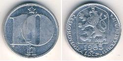 10 Heller Tchécoslovaquie  (1918-1992) Aluminium 