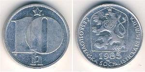 10 Heller Tchécoslovaquie  (1918-1992) Aluminium 