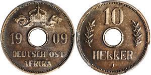 10 Heller Afrique orientale allemande (1885-1919) Cuivre/Nickel 