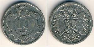 10 Heller Autriche-Hongrie (1867-1918) Cuivre/Nickel 