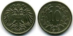 10 Heller Autriche-Hongrie (1867-1918) Cuivre/Zinc/Nickel Franz Joseph I (1830 - 1916)