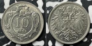 10 Heller Österreich-Ungarn (1867-1918) Kupfer/Nickel 