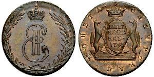 10 Kopeck Empire russe (1720-1917) Cuivre Catherine II (1729-1796)