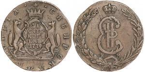 10 Kopeke Russisches Reich (1720-1917) Kupfer Katharina II (1729-1796)