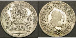 10 Kreuzer Électorat de Bavière (1623 - 1806) Argent Maximilien III Joseph de Bavière(1727 – 1777)
