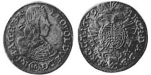 10 Kreuzer Sacro Imperio Romano (962-1806) Plata 