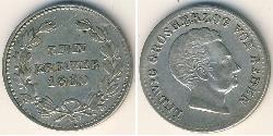 10 Kreuzer Grand Duchy of Baden (1806-1918) / States of Germany Silber Ludwig I. (Baden)(1763 - 1830)