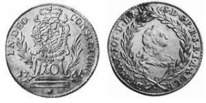 10 Kreuzer Electorate of Bavaria (1623 - 1806) 銀 Maximilian III Joseph, Elector of Bavaria (1727 – 1777)