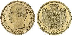 10 Krone Dänemark Gold Friedrich VIII. (Dänemark) (1843 - 1912)