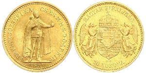 10 Krone Königreich Ungarn (1000-1918) Gold Franz Joseph I (1830 - 1916)