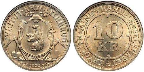 10 Krone Grönland (1721 - ) Kupfer/Nickel 