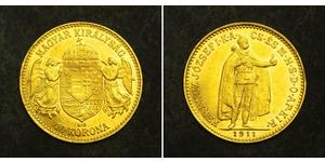 10 Krone Royaume de Hongrie (1000-1918) Or Franz Joseph I (1830 - 1916)