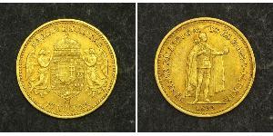 10 Krone Royaume de Hongrie (1000-1918) Or Franz Joseph I (1830 - 1916)