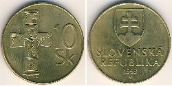 10 Krone Slovacchia Ottone 