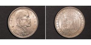 10 Krone Tschechoslowakei  (1918-1992) Silber 