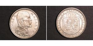 10 Krone Czechoslovakia (1918-1992) Silver 
