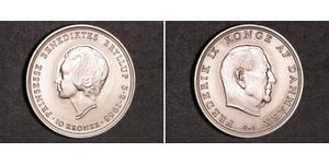 10 Krone Denmark Silver Frederick IX of Denmark (1899 - 1972)