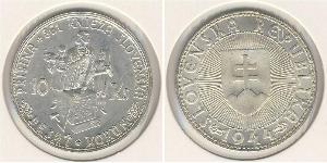 10 Krone Slovakia (1993 - ) Silver 