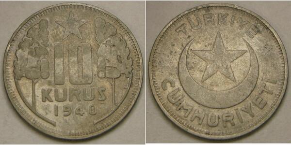 10 Kurush Turkey (1923 - )  