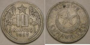10 Kurush Turquie (1923 - )  