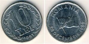 10 Lev Romania Acciaio/Nichel 