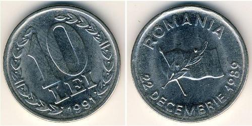 10 Lev Romania Acciaio/Nichel 