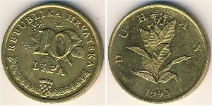 10 Lipa Croazia (1991 - ) Ottone 