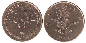 10 Lipa Croazia (1991 - ) Ottone 