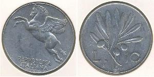 10 Lira Italy Aluminium 