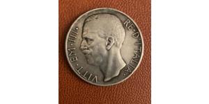 10 Lira Kingdom of Italy (1861-1946) Argent Victor-Emmanuel III d
