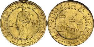 10 Lira San Marino (301 - ) Gold 