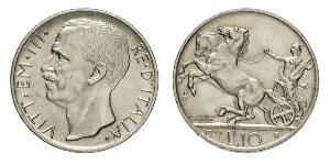 10 Lira Kingdom of Italy (1861-1946) Silber Viktor Emanuel III. (Italien) (1869 - 1947)