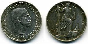 10 Lira Kingdom of Italy (1861-1946) Silber Vittorio Emanuele III (1869 - 1947)
