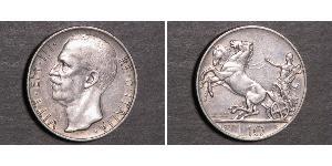 10 Lira Kingdom of Italy (1861-1946) Silber Viktor Emanuel III. (Italien) (1869 - 1947)