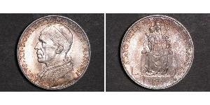 10 Lira Vatikan (1926-) Silber Pius XII  (1876 - 1958)