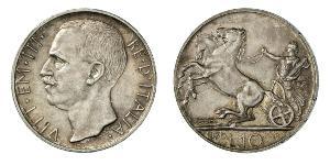 10 Lira Kingdom of Italy (1861-1946) Silver Victor Emmanuel III of Italy (1869 - 1947)