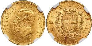 10 Lira 意大利王國 (1861-1946) 金 维托里奥·埃马努埃莱二世