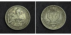 10 Lira 圣马力诺 (301 - ) 銀 