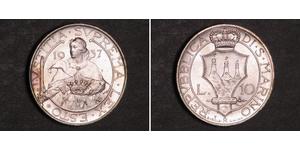 10 Lira 圣马力诺 (301 - ) 銀 