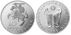 10 Litas Lithuania (1991 - ) Copper/Nickel 