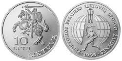 10 Litas Lituanie (1991 - ) Cuivre/Nickel 