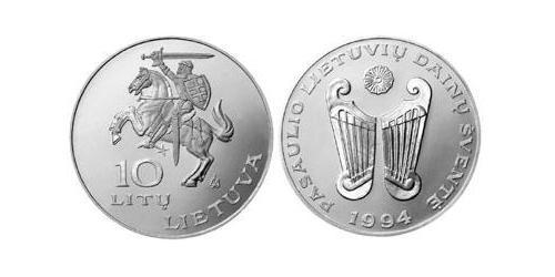 10 Litas Litauen (1991 - ) Kupfer/Nickel 