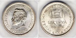 10 Litas Lituania (1991 - ) Plata 