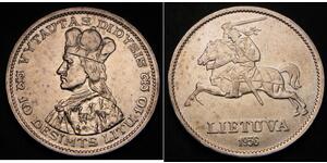 10 Litas Lituania (1991 - ) Plata Vitautas