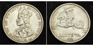 10 Litas Litauen (1991 - ) Silber Vytautas
