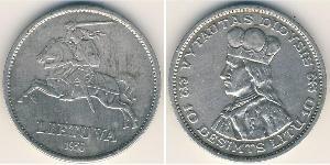 10 Litas Litauen (1991 - ) Silber Vytautas