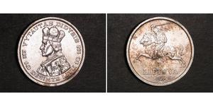 10 Litas Litauen (1991 - ) Silber Vytautas